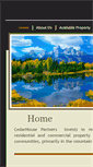 Mobile Screenshot of cedarhousepartners.com